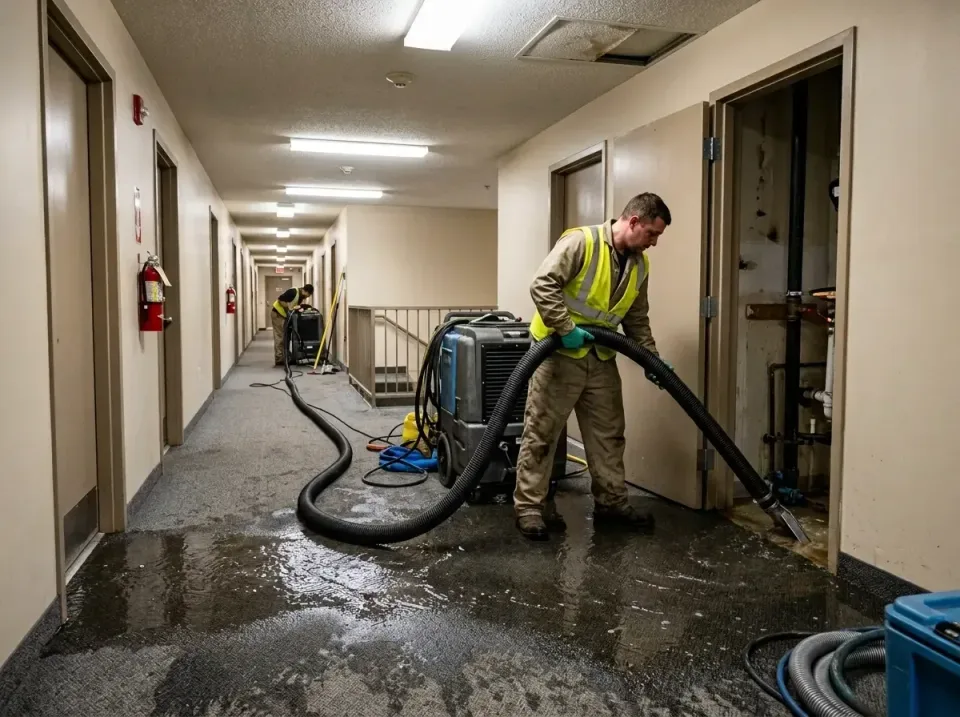 multi-unit-apartment-hallway-f-005 — frequently asked questions, Emergency Burst Pipe Water Extraction & Removal in Chubbuck…